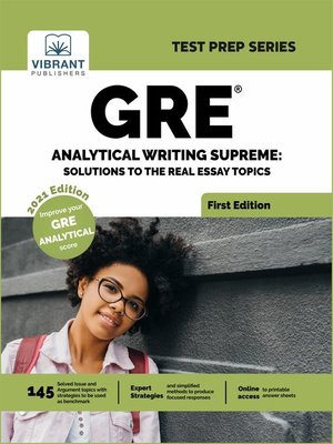 cover image of GRE Analytical Writing Supreme